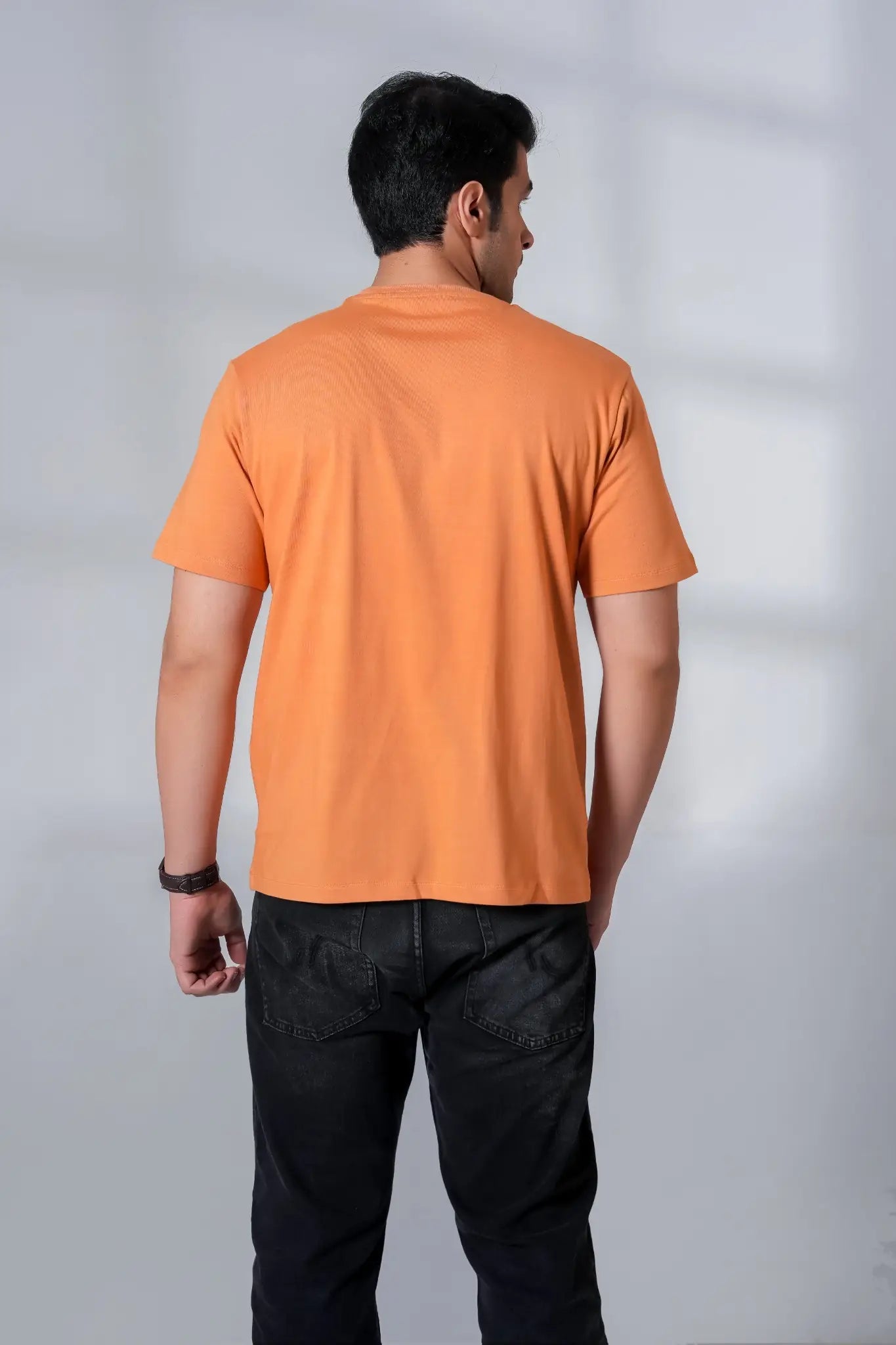 Coral Panda Embroidery Regular Fit Tee