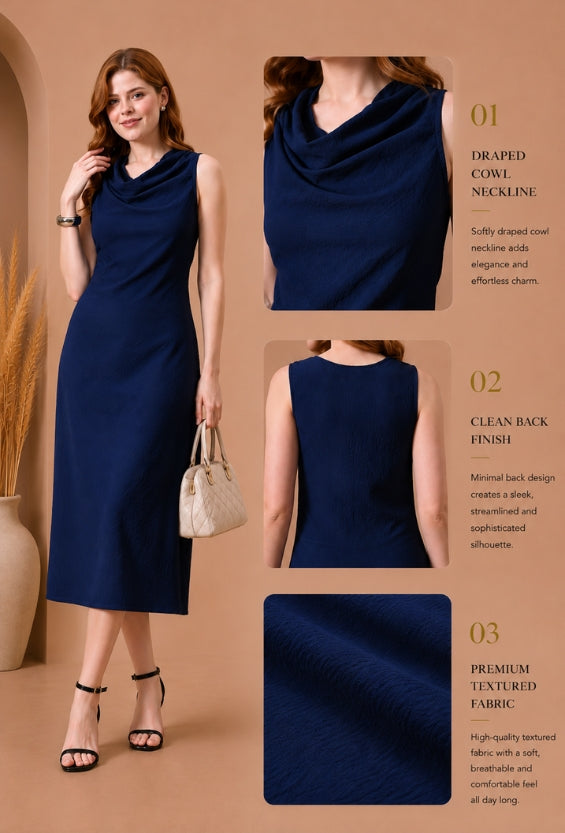 Navy Blue Women's Bodycon Dresses for Women